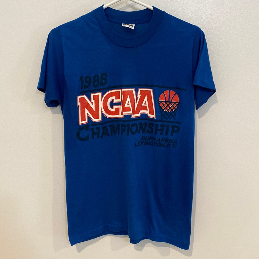 Vintage 1985 Final Four t-shirt Boys MEDIUM
